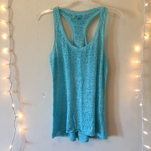 American Eagle Outfitters blue racerback tank